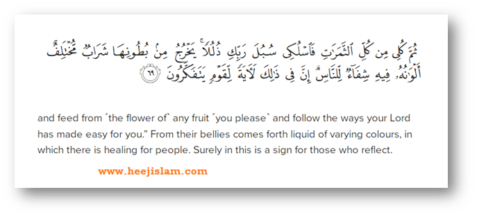 Ayat e Shifa (verse of healing) From the Holy Quran - Heej Islam
